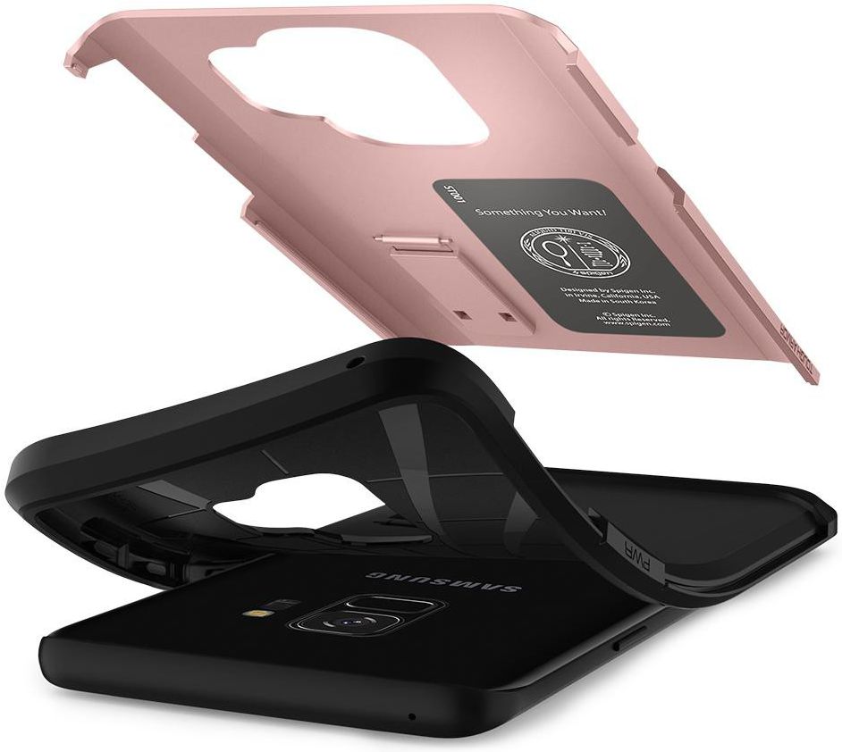 Spigen Tough Armor Hoesje Samsung Galaxy S9 Rose Gold afbeelding 2