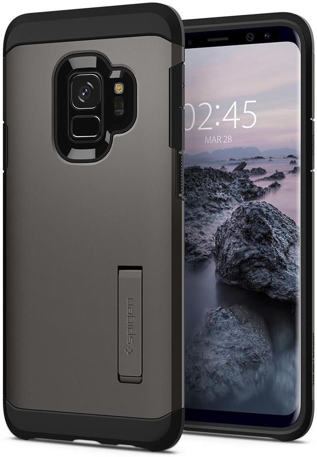 Spigen Tough Armor Hoesje Samsung Galaxy S9 Gunmetal afbeelding 1
