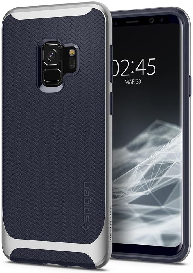 Spigen Neo Hybrid Hoesje Samsung Galaxy S9 Arctic Silver afbeelding 1