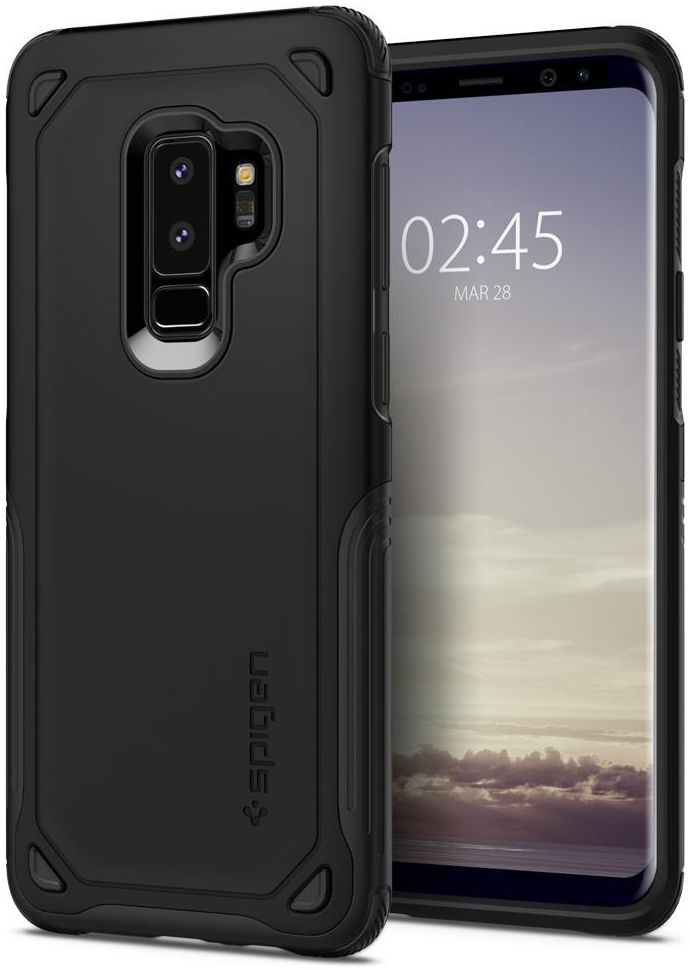 Spigen Hybrid Armor Hoesje Samsung Galaxy S9 Plus Zwart afbeelding 1