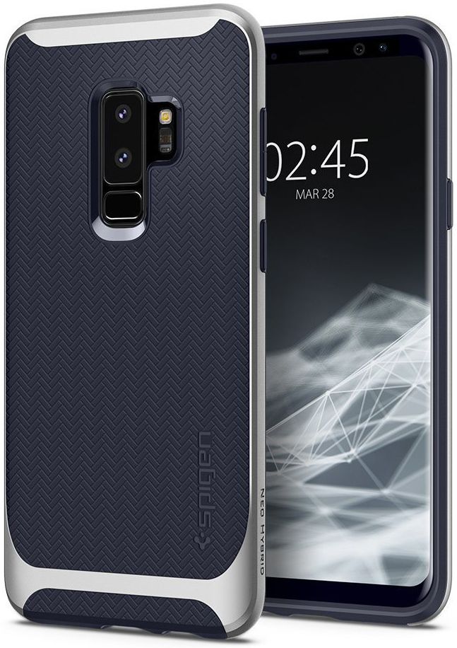 Spigen Neo Hybrid Case Samsung Galaxy S9 Plus Arctic Silver afbeelding 1