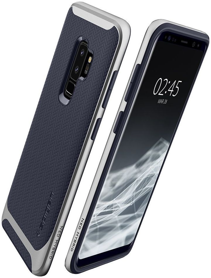 Spigen Neo Hybrid Case Samsung Galaxy S9 Plus Arctic Silver afbeelding 2