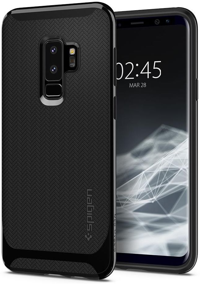 Spigen Neo Hybrid Case Samsung Galaxy S9 Plus Shiny Black afbeelding 1