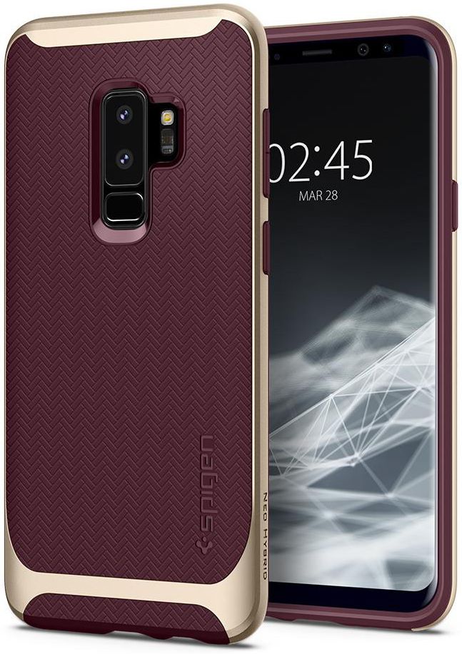 Spigen Neo Hybrid Case Samsung Galaxy S9 Plus Burgundy afbeelding 1