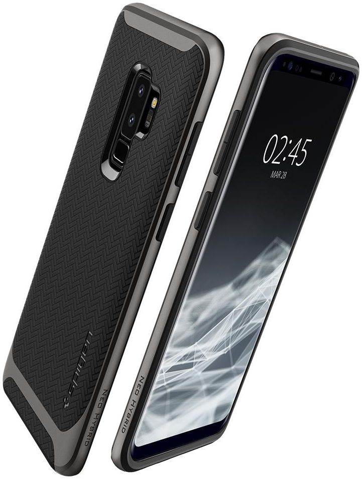 Spigen Neo Hybrid Case Samsung Galaxy S9 Plus Gunmetal afbeelding 2