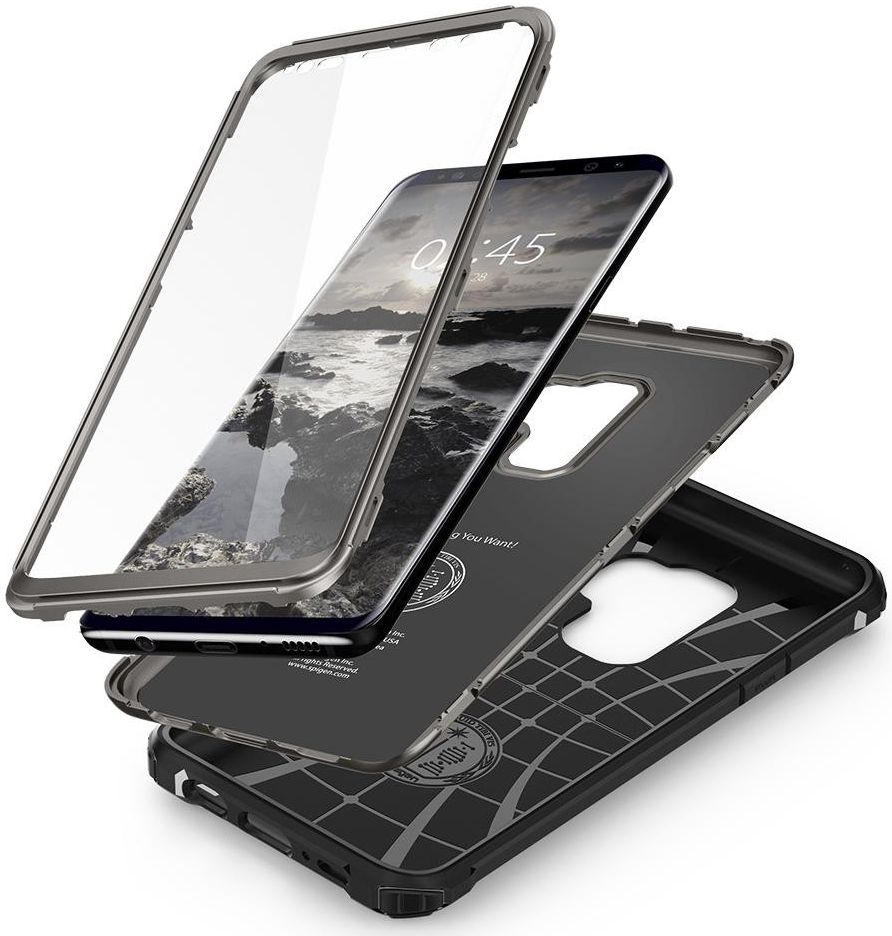 Spigen Pro Guard Hoesje Samsung Galaxy S9 Plus Black afbeelding 3