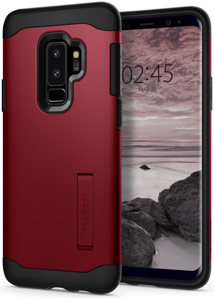 Spigen Slim Armor Hoesje Samsung Galaxy S9 Plus Red afbeelding 1