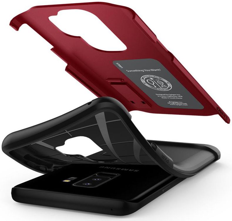 Spigen Slim Armor Hoesje Samsung Galaxy S9 Plus Red afbeelding 4