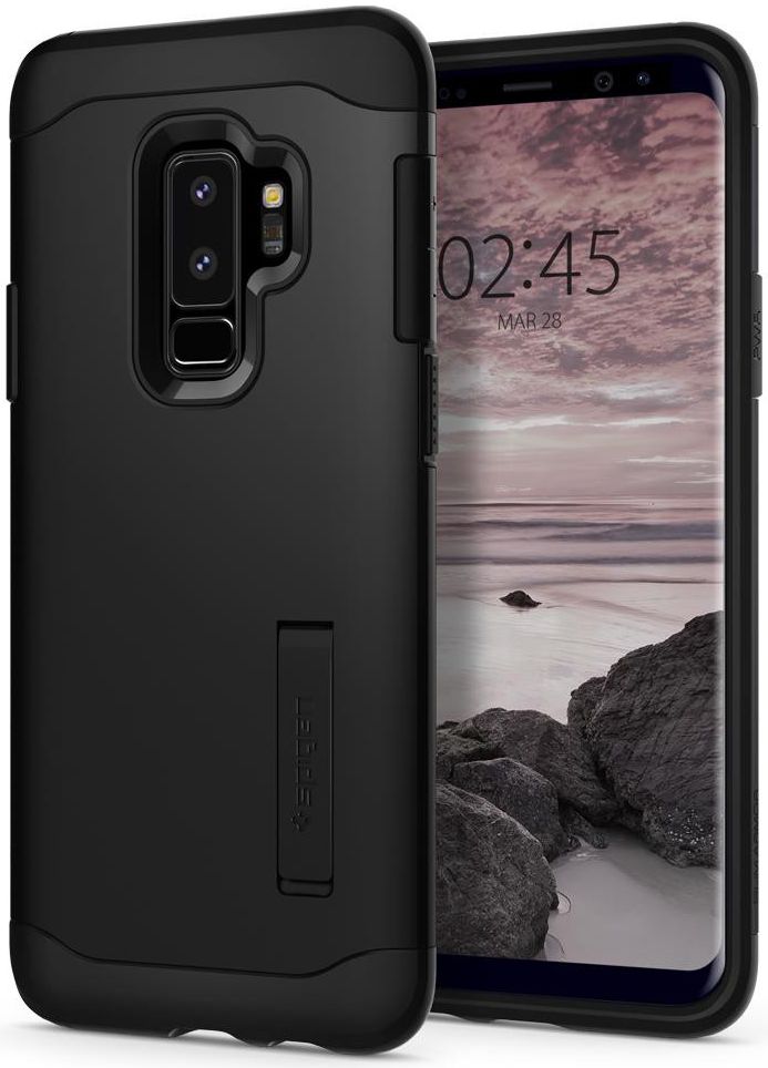 Spigen Slim Armor Hoesje Samsung Galaxy S9 Plus Black afbeelding 1