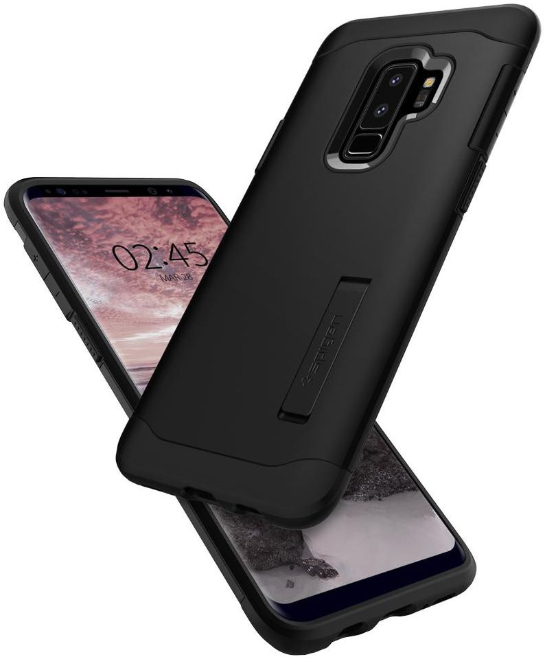 Spigen Slim Armor Hoesje Samsung Galaxy S9 Plus Black afbeelding 3