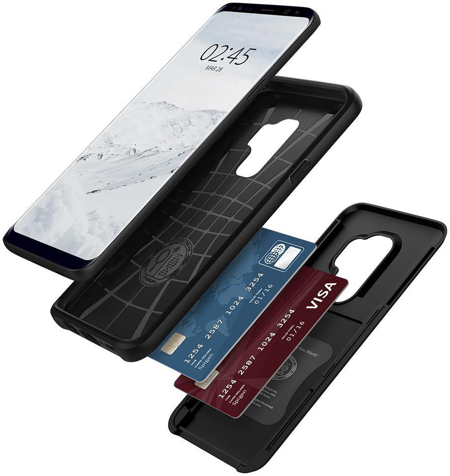 Spigen Slim Armor CS Hoesje Samsung Galaxy S9 Plus Black afbeelding 4