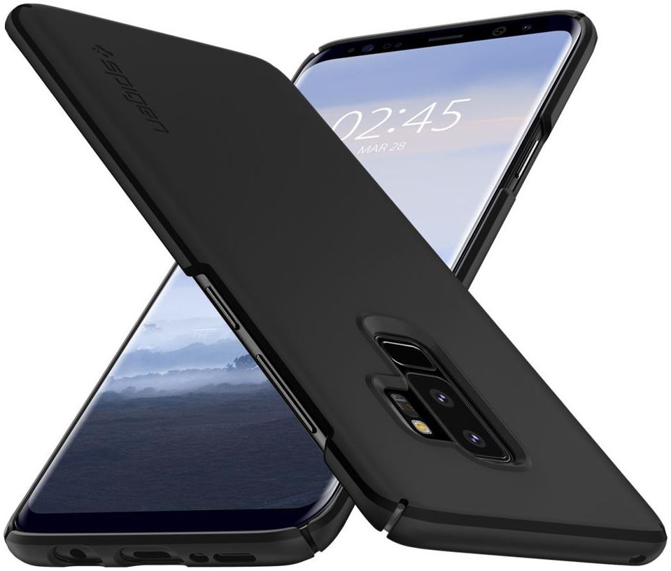 Spigen Thin Fit Case Samsung Galaxy S9 Plus Black afbeelding 3