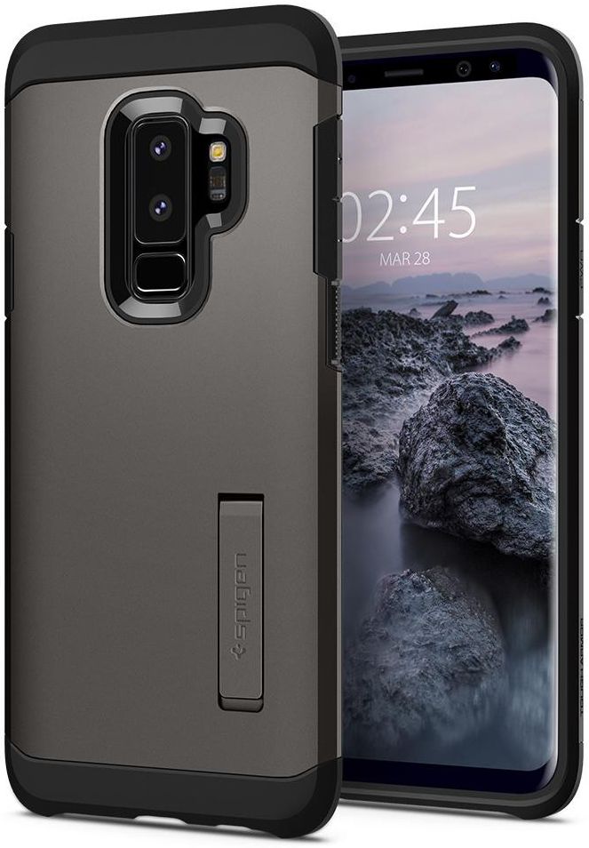 Spigen Tough Armor Hoesje Samsung Galaxy S9 Plus Gunmetal afbeelding 1
