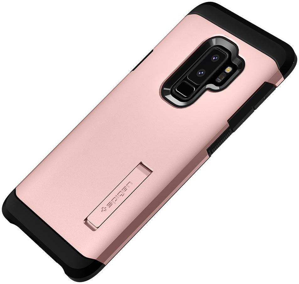 Spigen Tough Armor Hoesje Samsung Galaxy S9 Plus Rose Gold afbeelding 3