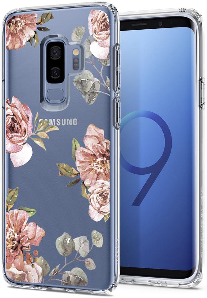 Spigen Liquid Crystal Samsung Galaxy S9 Plus Hoesje Blossom Flower afbeelding 1