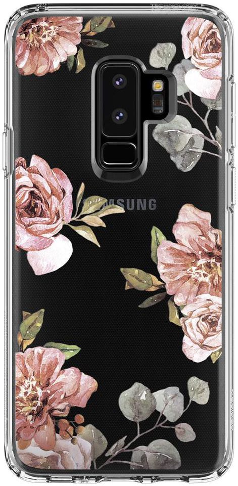 Spigen Liquid Crystal Samsung Galaxy S9 Plus Hoesje Blossom Flower afbeelding 11
