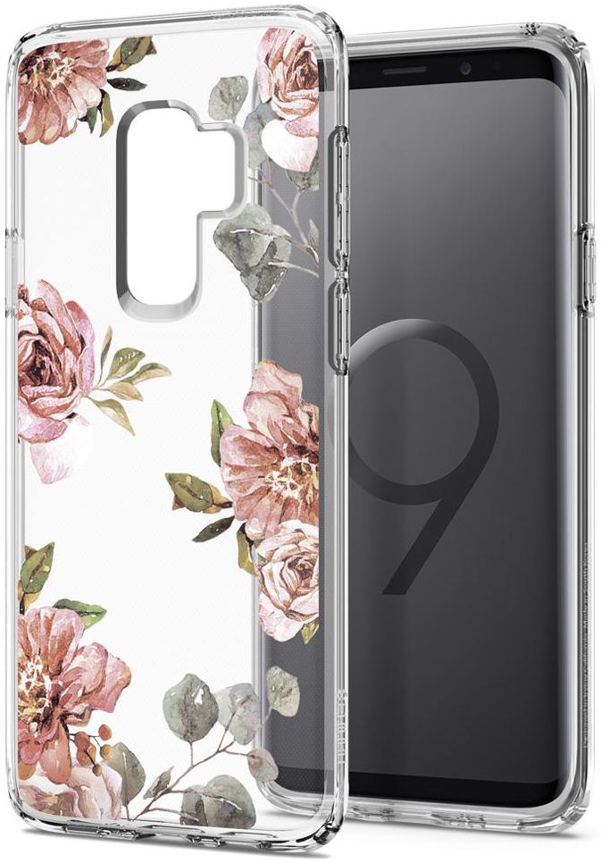 Spigen Liquid Crystal Samsung Galaxy S9 Plus Hoesje Blossom Flower afbeelding 15