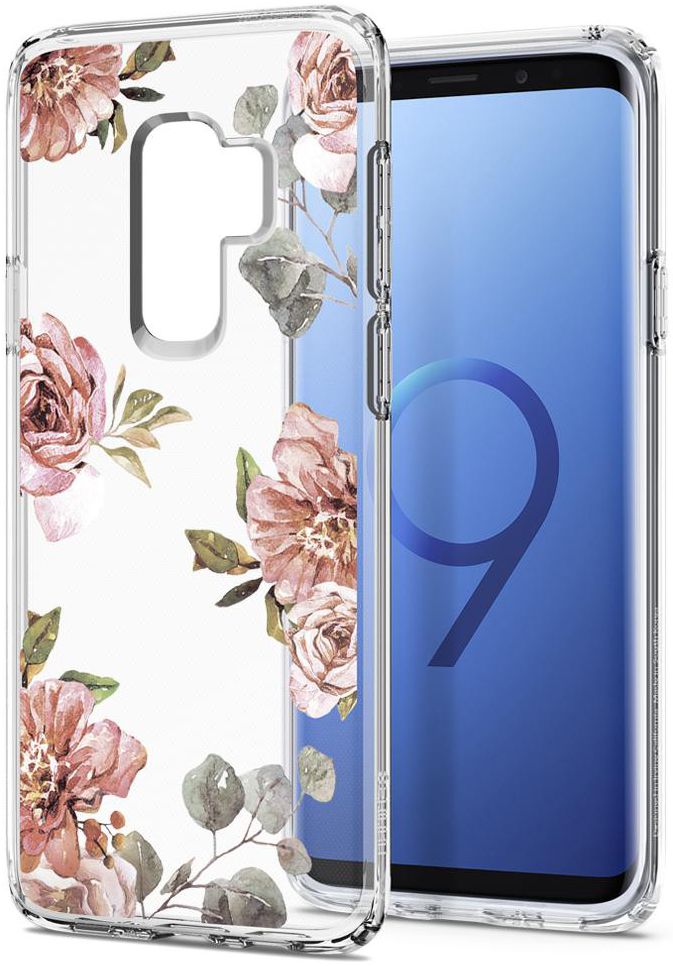 Spigen Liquid Crystal Samsung Galaxy S9 Plus Hoesje Blossom Flower afbeelding 2