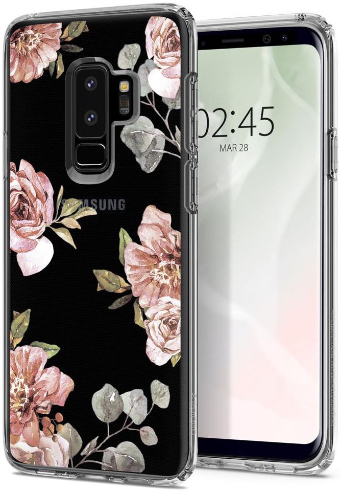 Spigen Liquid Crystal Samsung Galaxy S9 Plus Hoesje Blossom Flower afbeelding 4