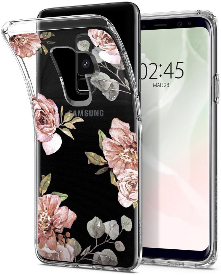Spigen Liquid Crystal Samsung Galaxy S9 Plus Hoesje Blossom Flower afbeelding 5