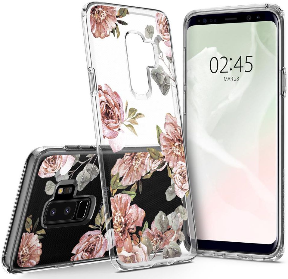 Spigen Liquid Crystal Samsung Galaxy S9 Plus Hoesje Blossom Flower afbeelding 7