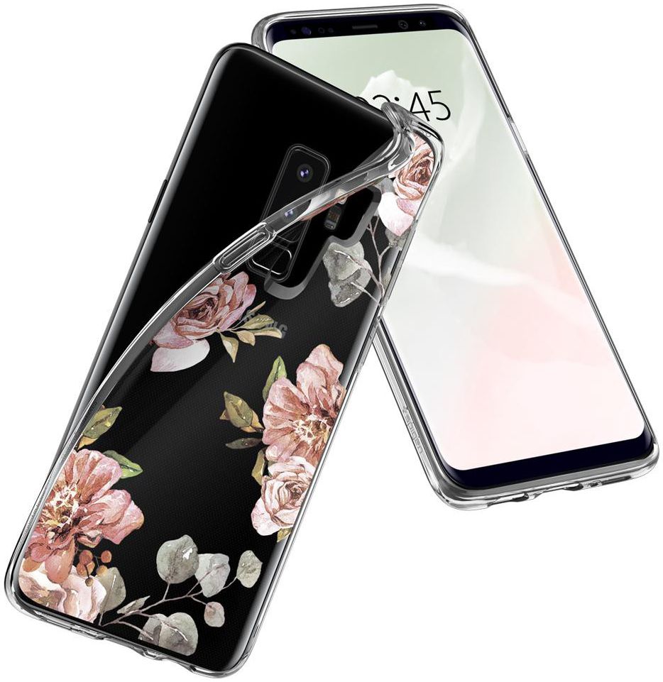 Spigen Liquid Crystal Samsung Galaxy S9 Plus Hoesje Blossom Flower afbeelding 8