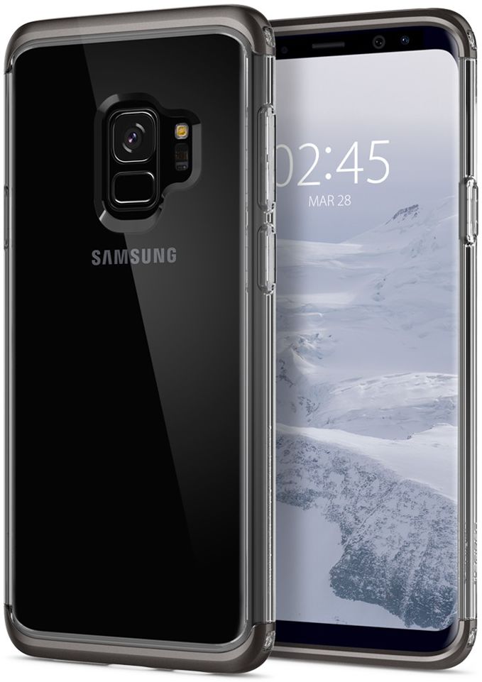 Spigen Neo Hybrid Crystal CS Case Samsung Galaxy S9 Plus Gunmetal afbeelding 3