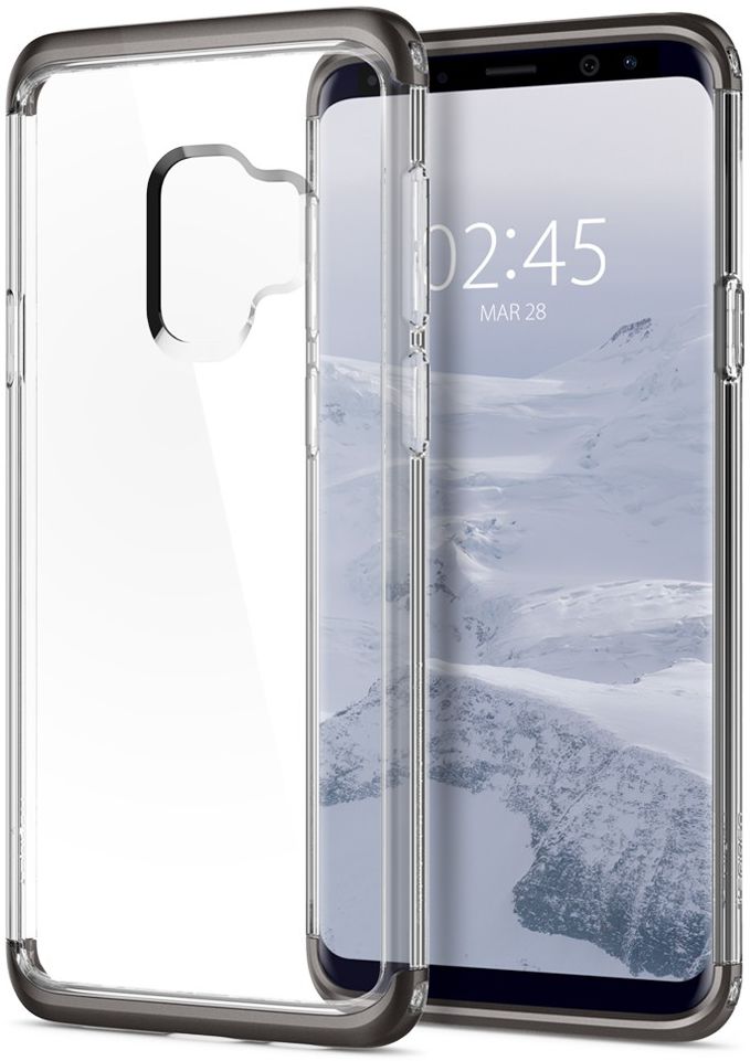 Spigen Neo Hybrid Crystal CS Case Samsung Galaxy S9 Plus Gunmetal afbeelding 1
