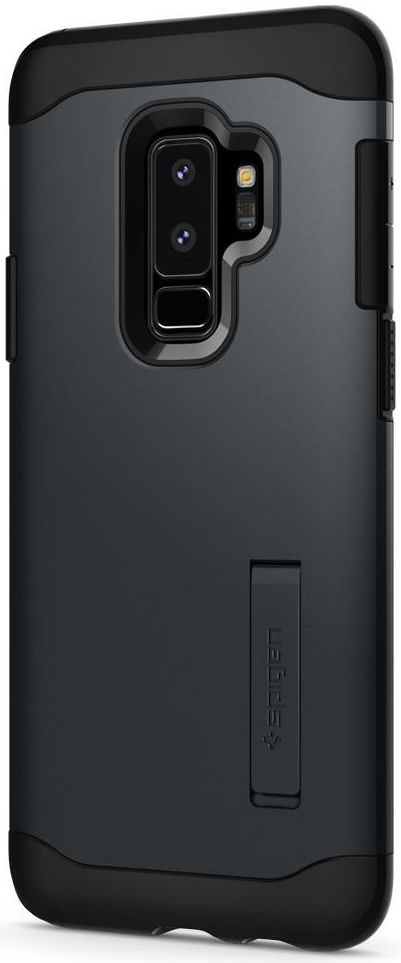 Spigen Slim Armor Case Samsung Galaxy S9 Plus Metal Slate afbeelding 5