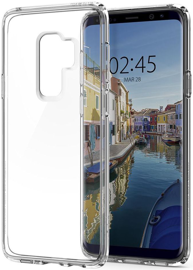Spigen Ultra Hybrid Case Samsung Galaxy S9 Plus Crystal Clear afbeelding 3