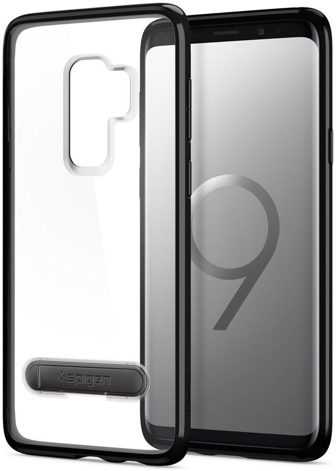 Spigen Ultra Hybrid S Case Samsung Galaxy S9 Plus Midnight Black afbeelding 1