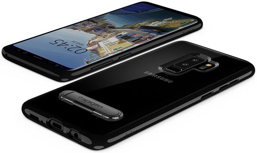 Spigen Ultra Hybrid S Case Samsung Galaxy S9 Plus Midnight Black afbeelding 3
