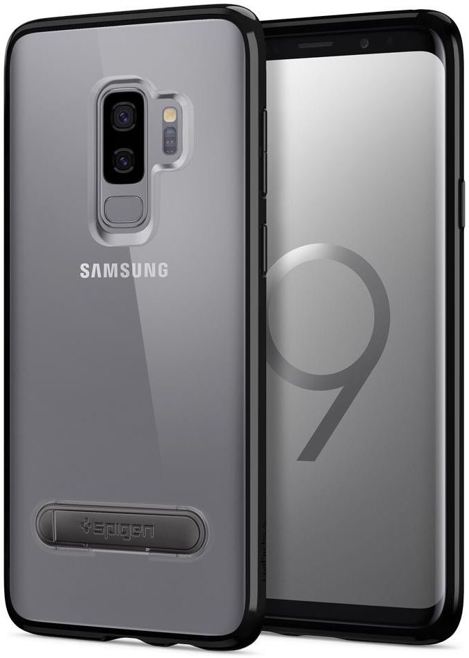 Spigen Ultra Hybrid S Case Samsung Galaxy S9 Plus Midnight Black afbeelding 17