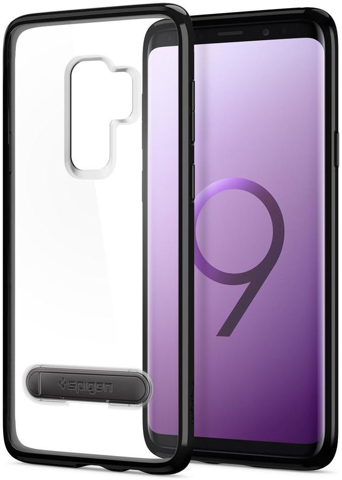 Spigen Ultra Hybrid S Case Samsung Galaxy S9 Plus Midnight Black afbeelding 20