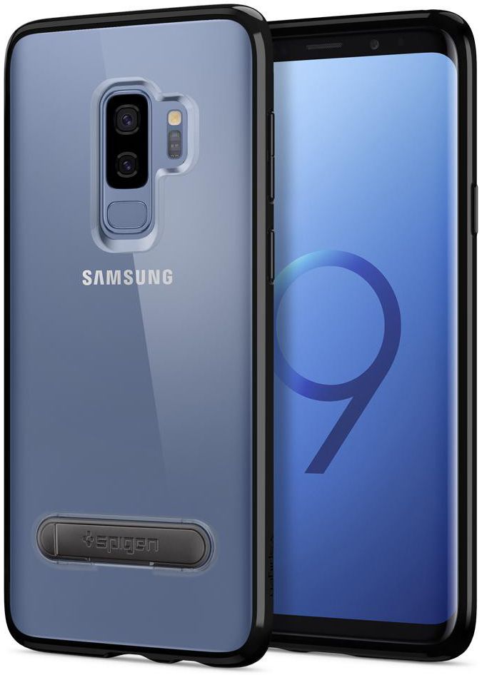 Spigen Ultra Hybrid S Case Samsung Galaxy S9 Plus Midnight Black afbeelding 14