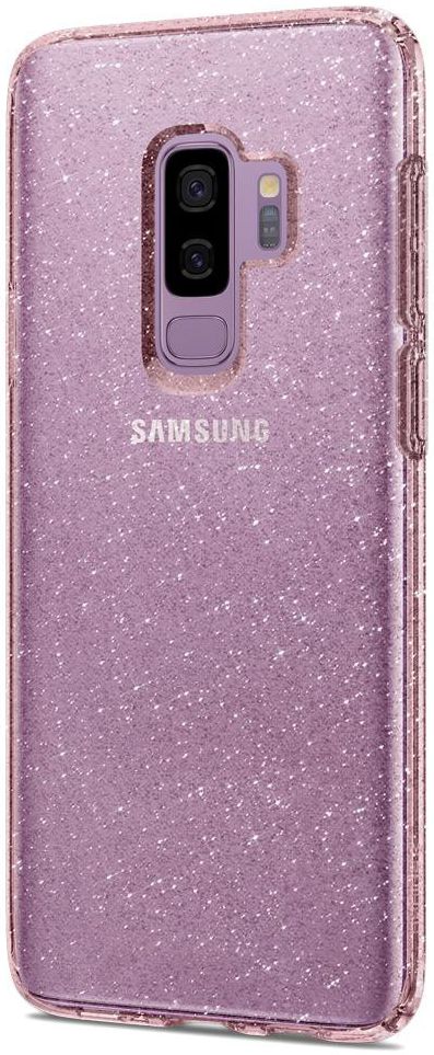 Spigen Liquid Crystal Glitter Samsung Galaxy S9 Plus Hoesje Rose afbeelding 7