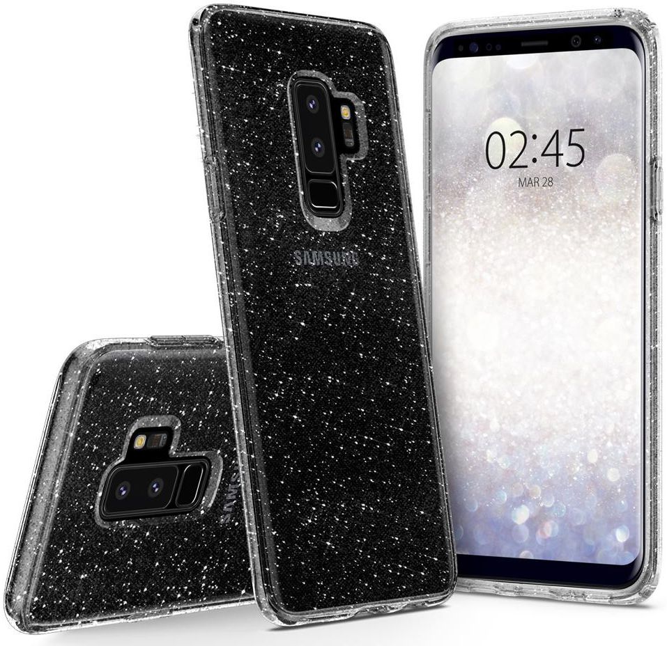 Spigen Liquid Crystal Glitter Samsung Galaxy S9 Plus Hoesje Crystal afbeelding 11