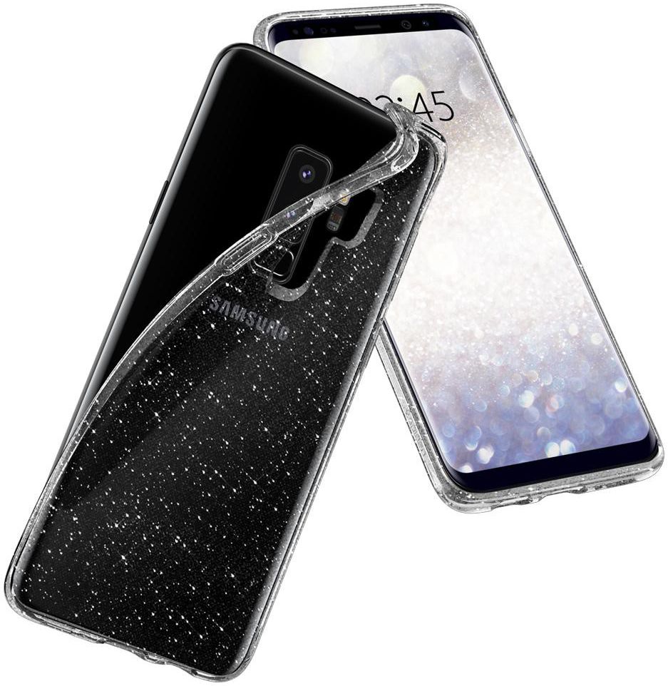 Spigen Liquid Crystal Glitter Samsung Galaxy S9 Plus Hoesje Crystal afbeelding 4