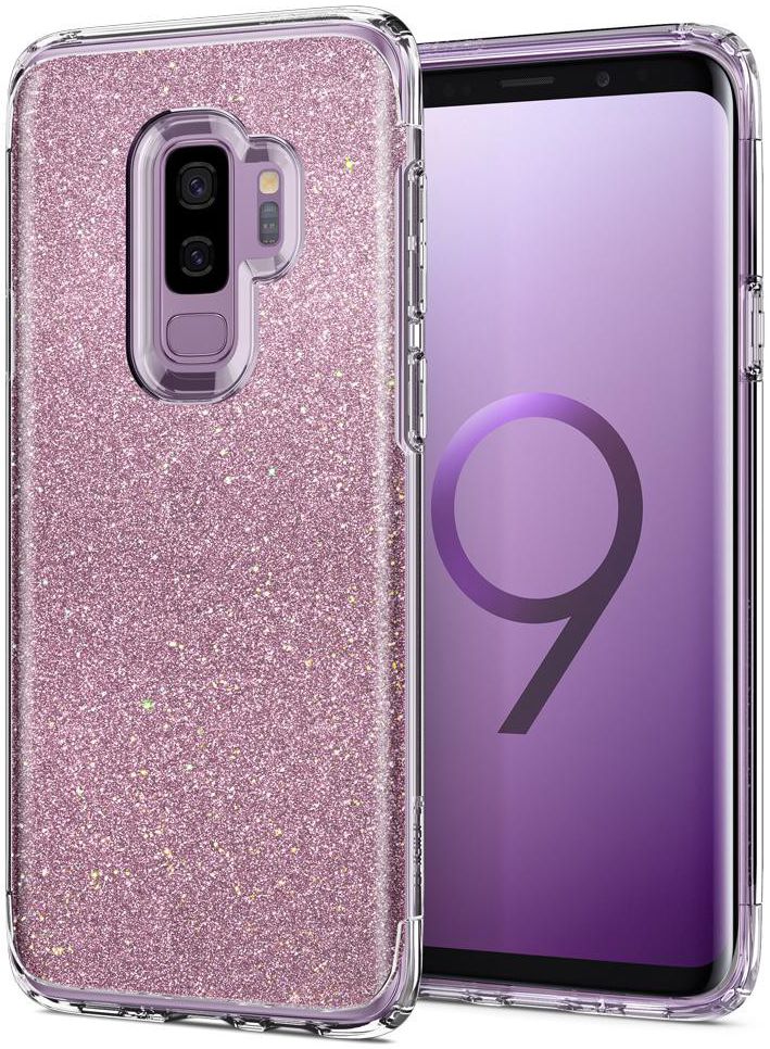 Spigen Slim Armor Crystal Glitter Case Samsung Galaxy S9 Plus Rose afbeelding 1