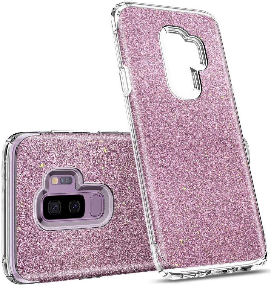 Spigen Slim Armor Crystal Glitter Case Samsung Galaxy S9 Plus Rose afbeelding 2