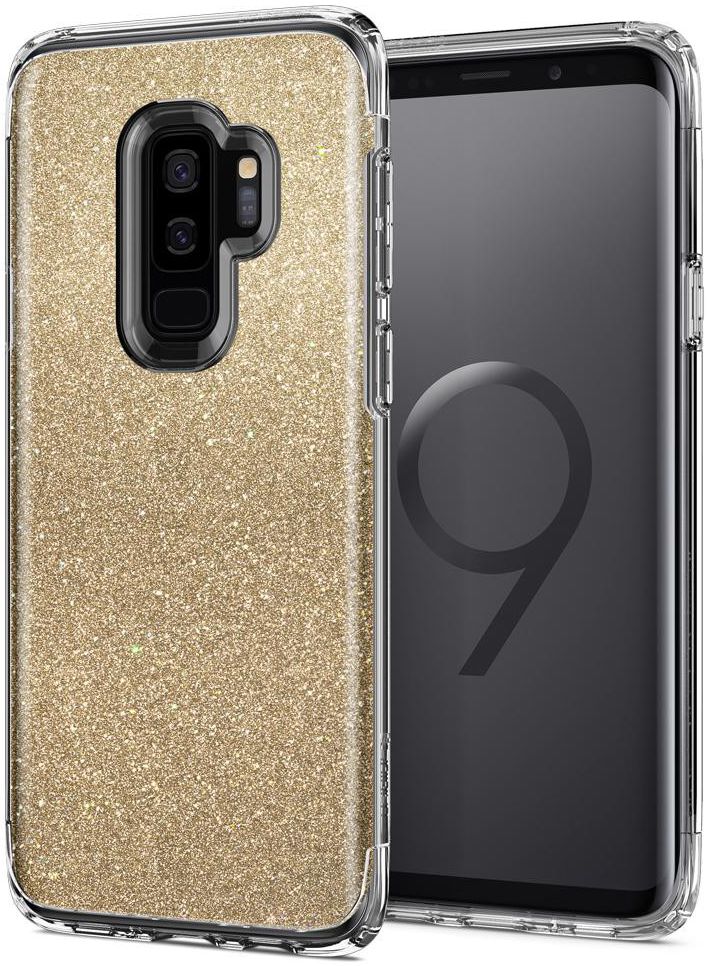 Spigen Slim Armor Crystal Glitter Case Samsung Galaxy S9 Plus Gold afbeelding 1