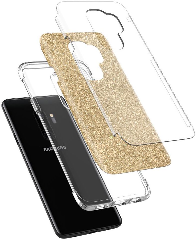 Spigen Slim Armor Crystal Glitter Case Samsung Galaxy S9 Plus Gold afbeelding 4