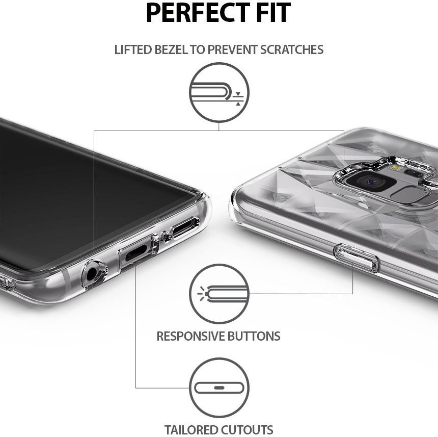 Ringke Air Prism Hoesje Samsung Galaxy S9 Transparant afbeelding 3