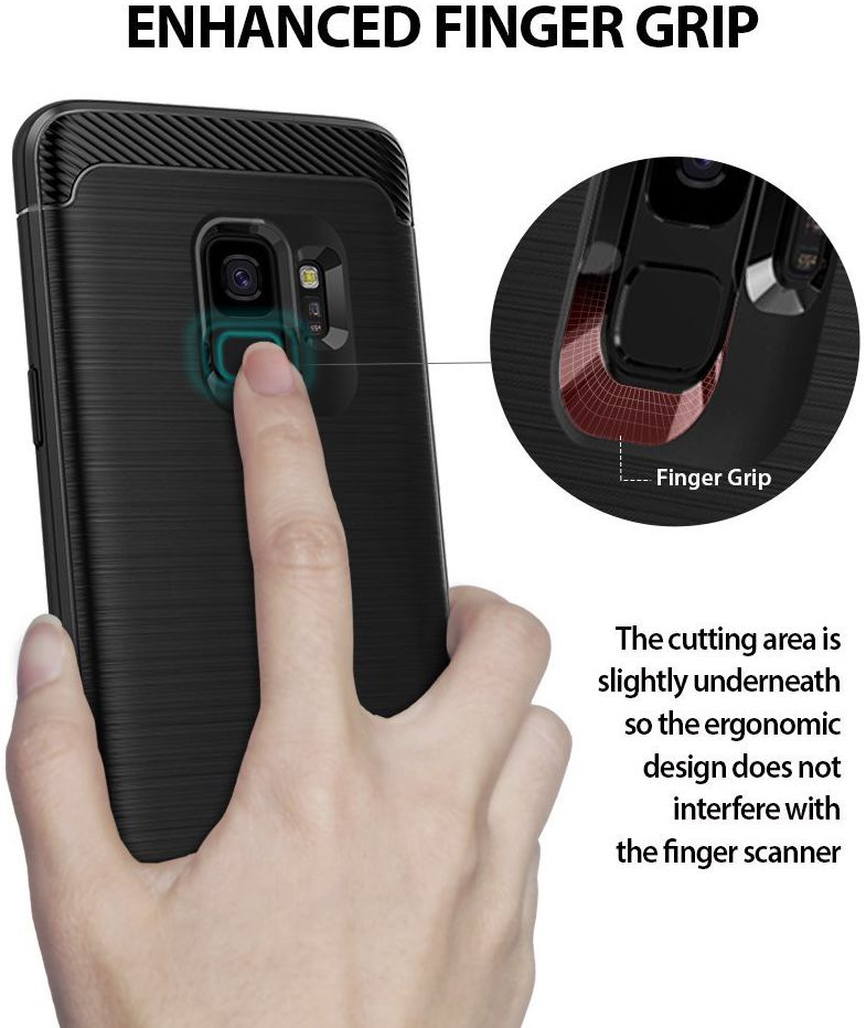 Ringke Onyx Samsung Galaxy S9 Hoesje Zwart afbeelding 5