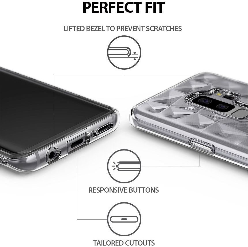 Ringke Air Prism Hoesje Samsung Galaxy S9 Plus Transparant afbeelding 3