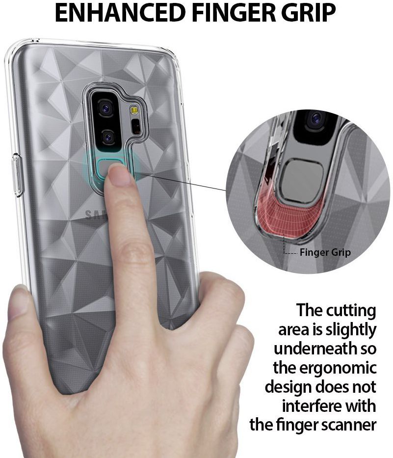 Ringke Air Prism Hoesje Samsung Galaxy S9 Plus Transparant afbeelding 7