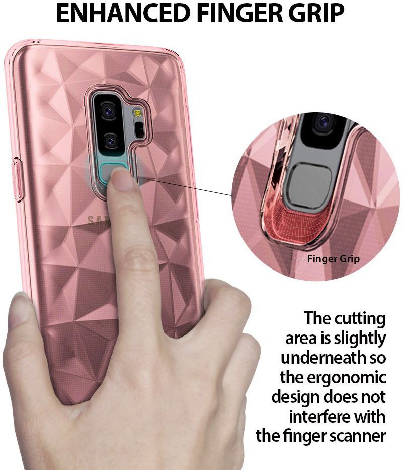 Ringke Air Prism Hoesje Samsung Galaxy S9 Plus Roze Goud afbeelding 8