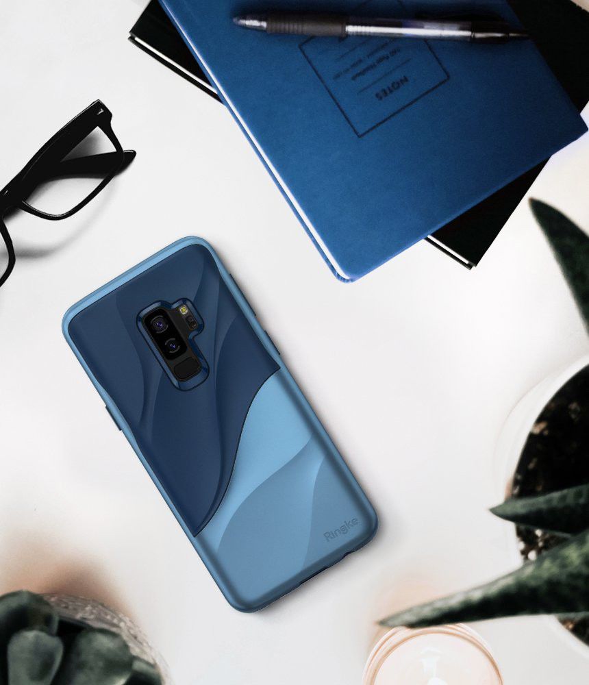 Ringke Wave Hoesje Samsung Galaxy S9 Plus Coastal Blue afbeelding 9