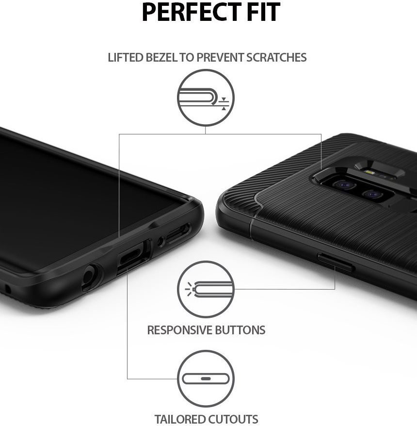 Ringke Onyx Samsung Galaxy S9 Plus Hoesje Zwart afbeelding 3