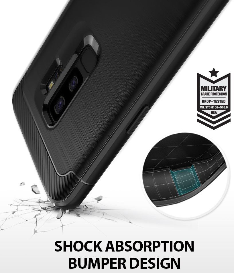 Ringke Onyx Samsung Galaxy S9 Plus Hoesje Zwart afbeelding 4